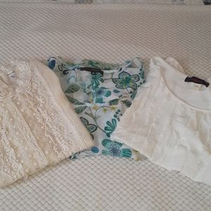 Lot of 3 Blouses